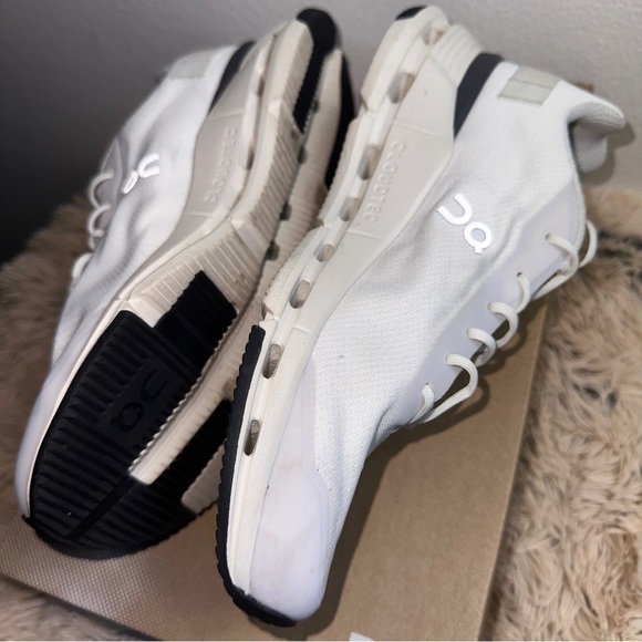 ON CloudNova Form Size 8 Women's Shoes Sneakers White/ Eclipse W/box WORN Once - Picture 10 of 17